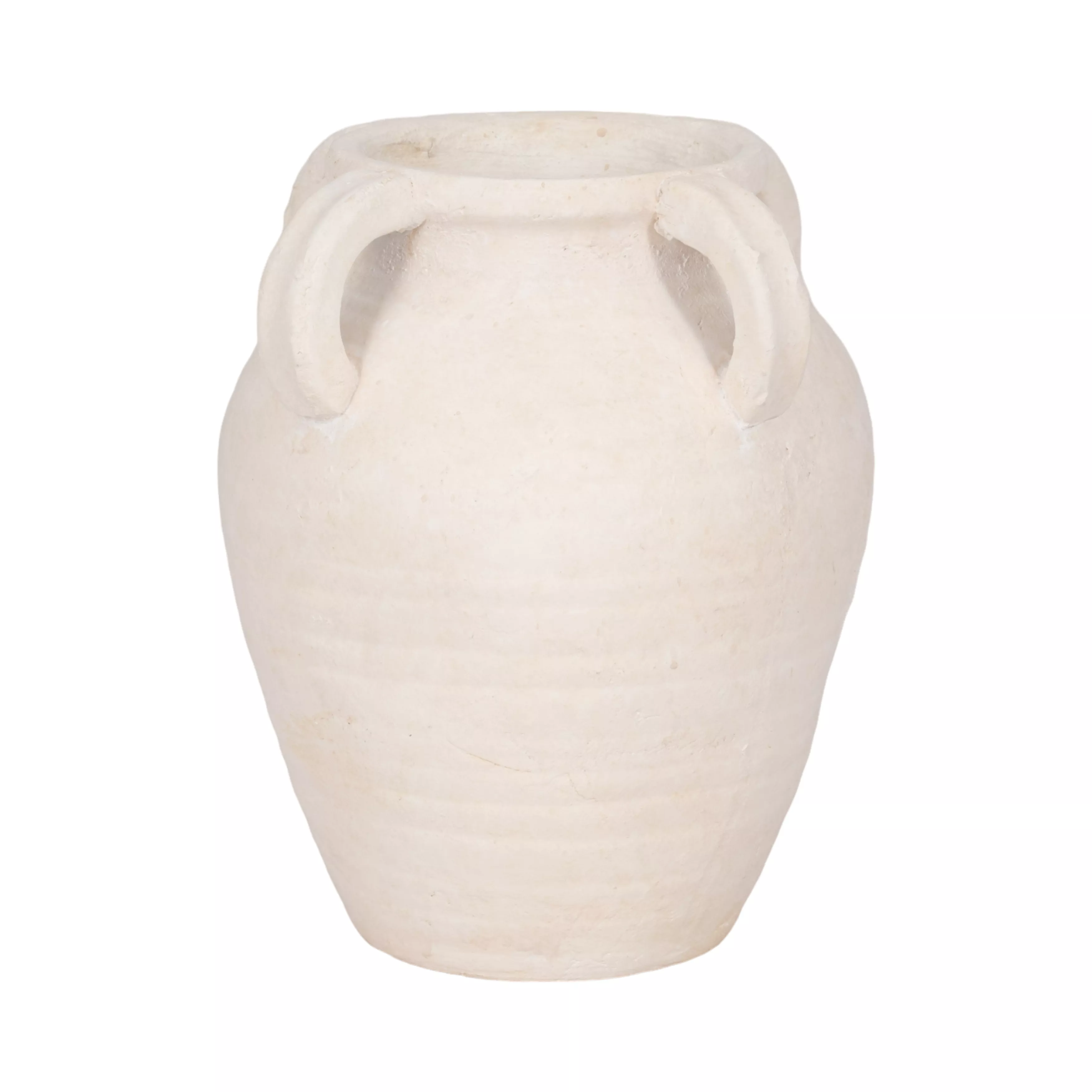 10" Multi Handle Jug, White