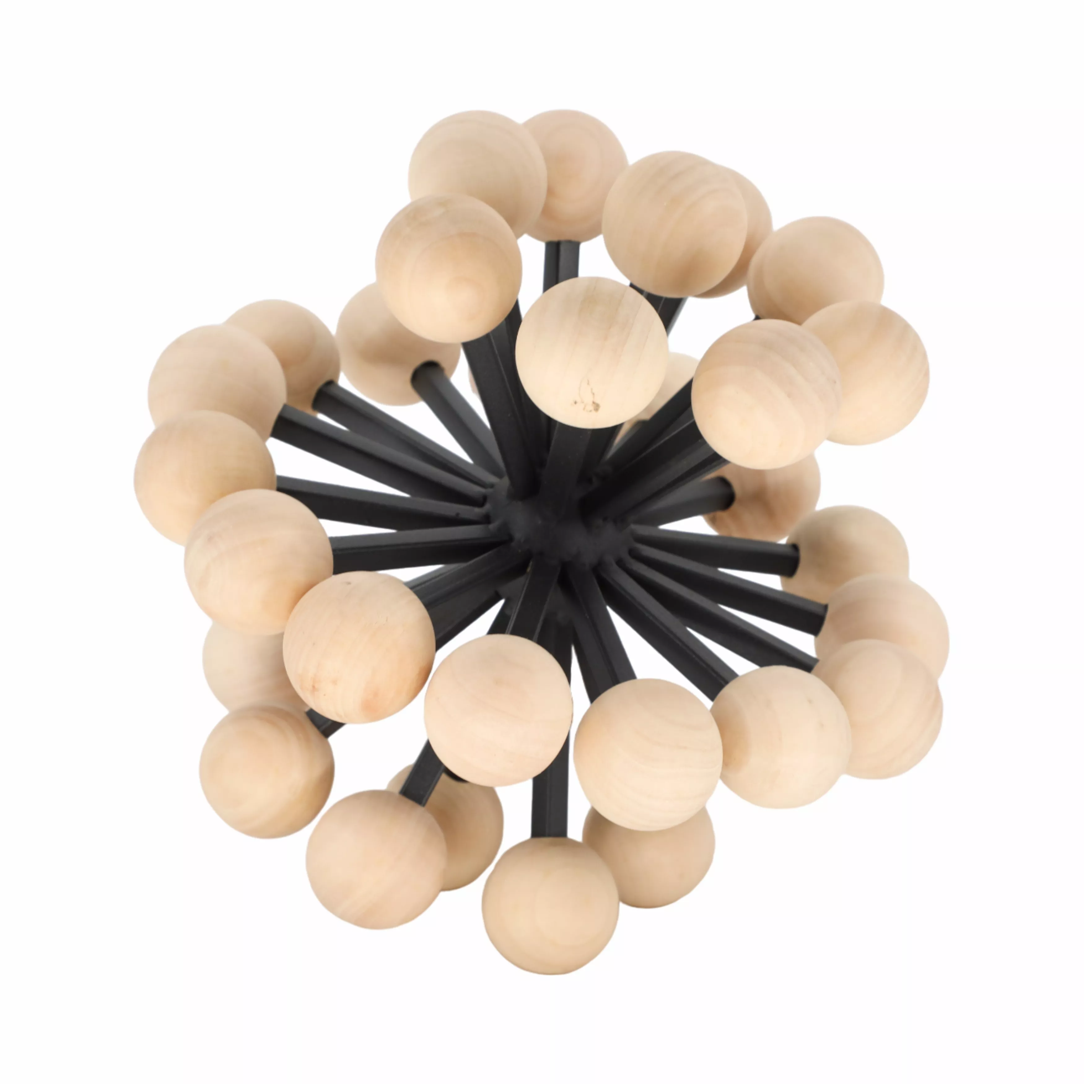 10" Orb With Wooden Knobs