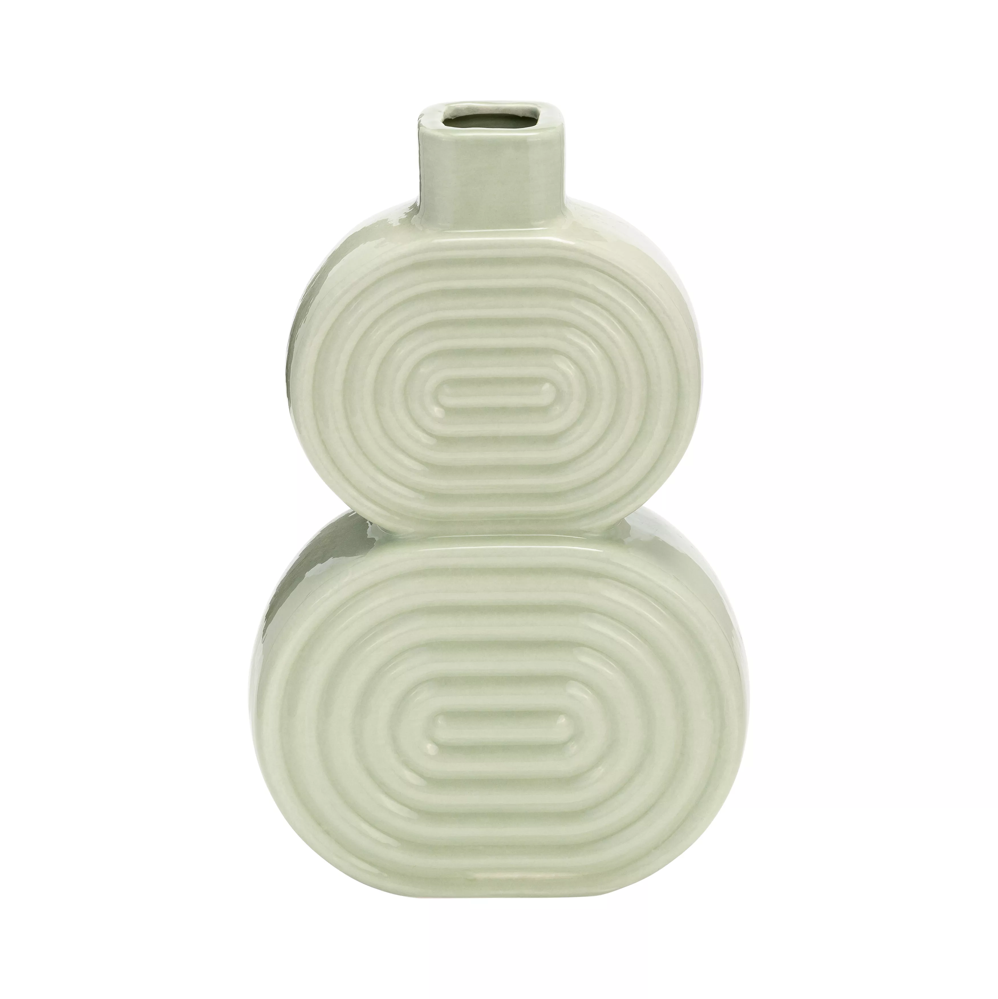 10" Stacked Circles Vase