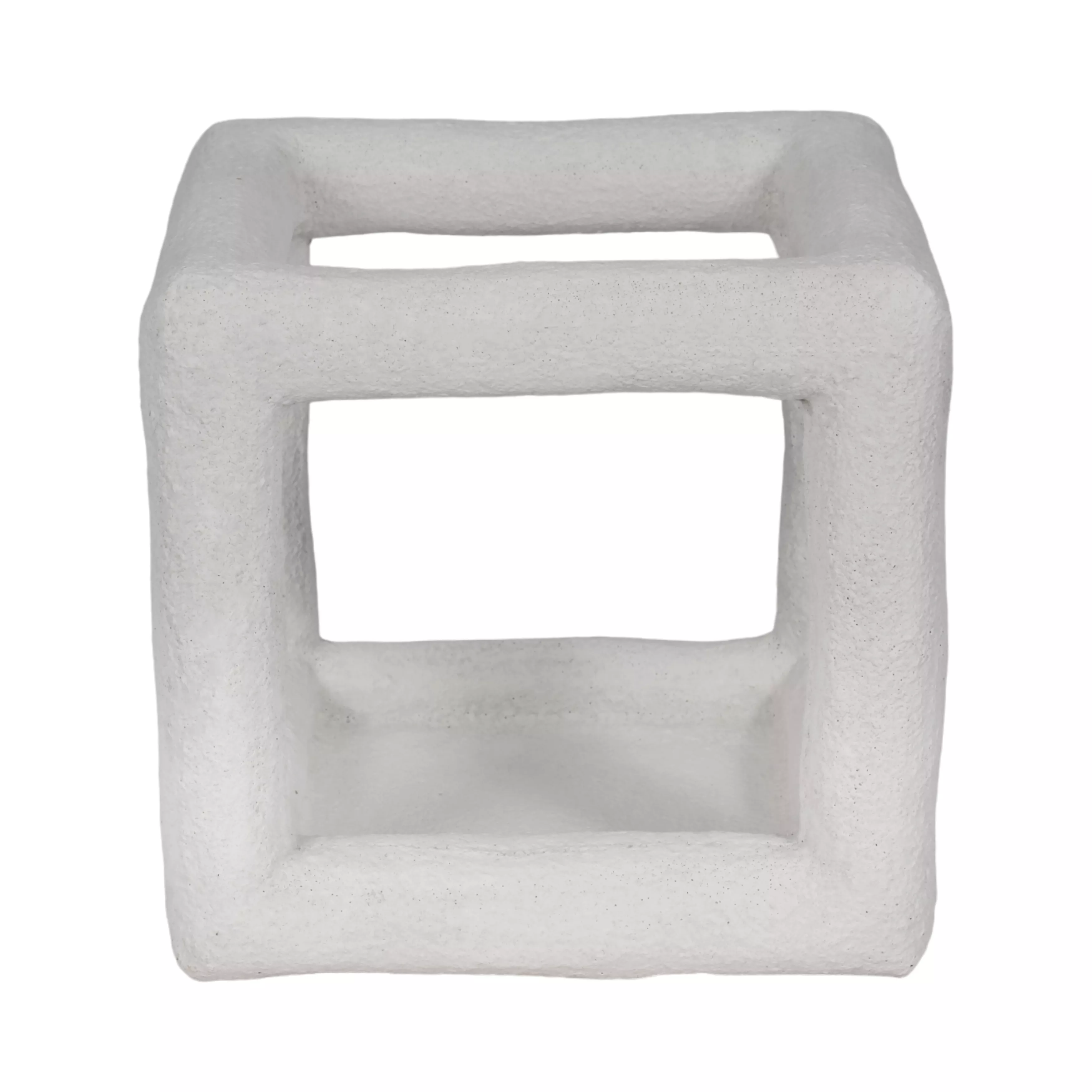 10" Textured Open Square Objec