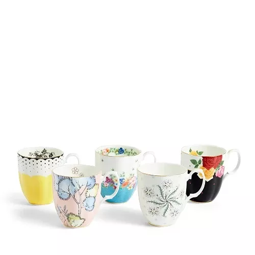 100 Years 1920-1960 Set of 5 Mugs, 13.5 oz. by Royal Albert