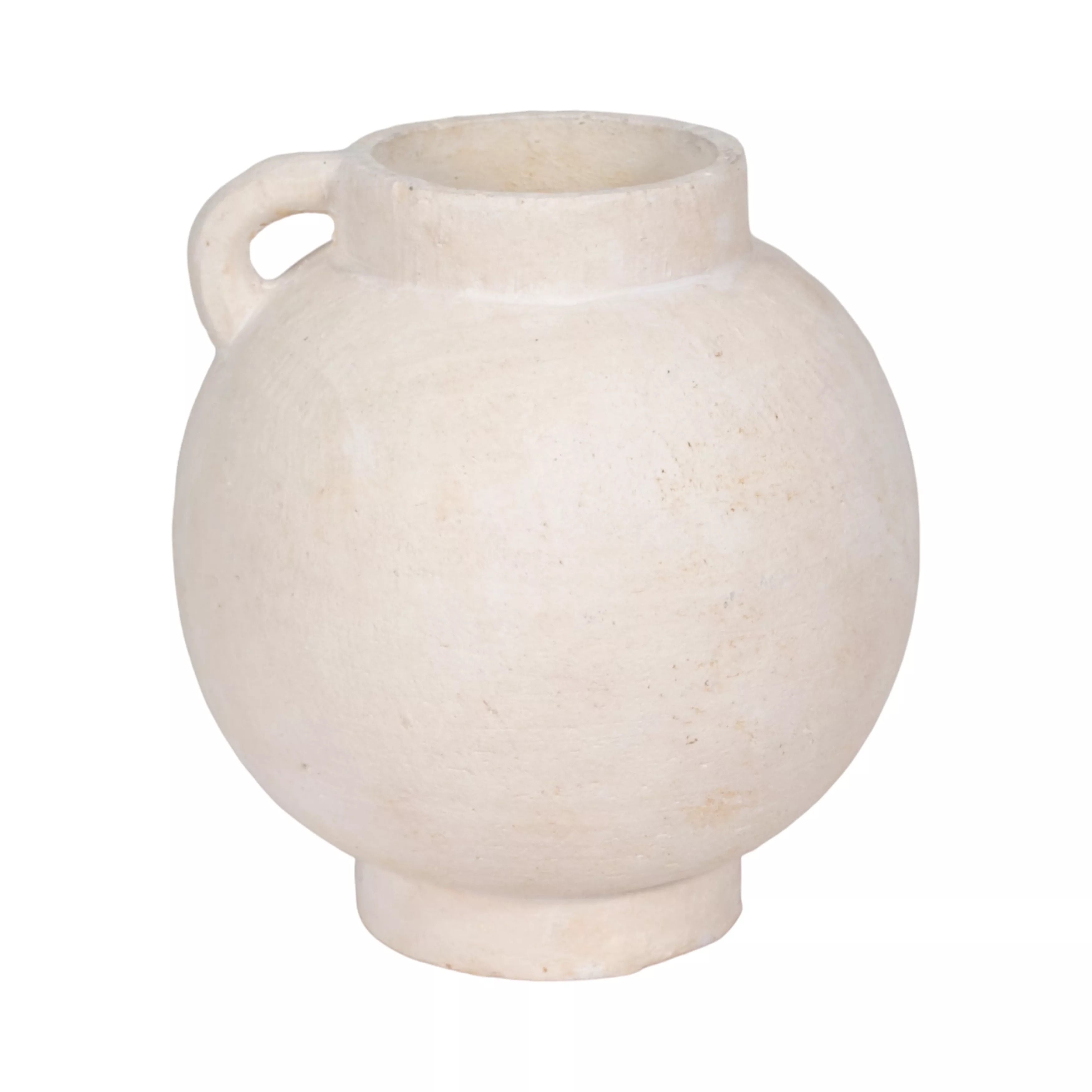12" Bulbous Jug With Handle