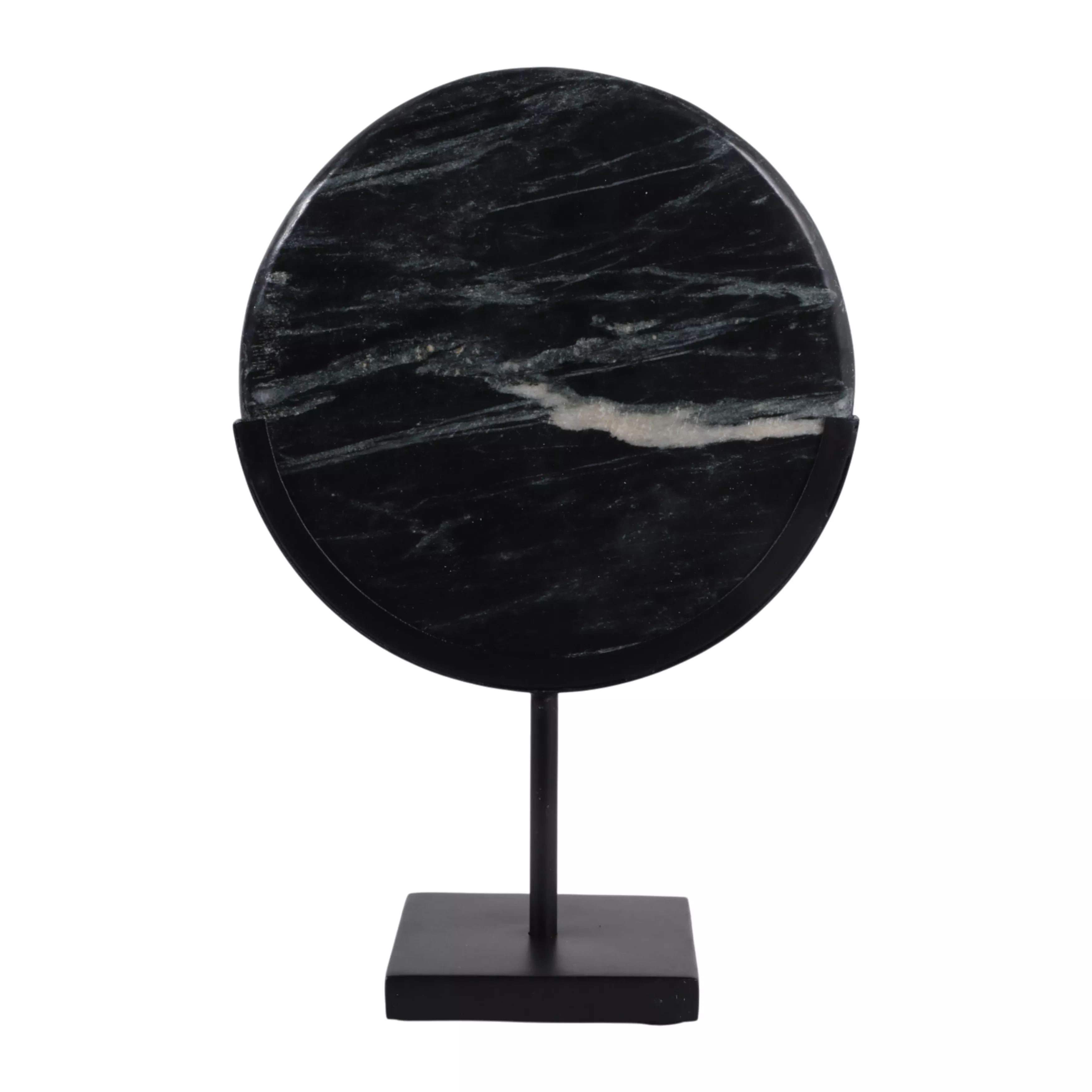 12x8" Marble Disc On Stand