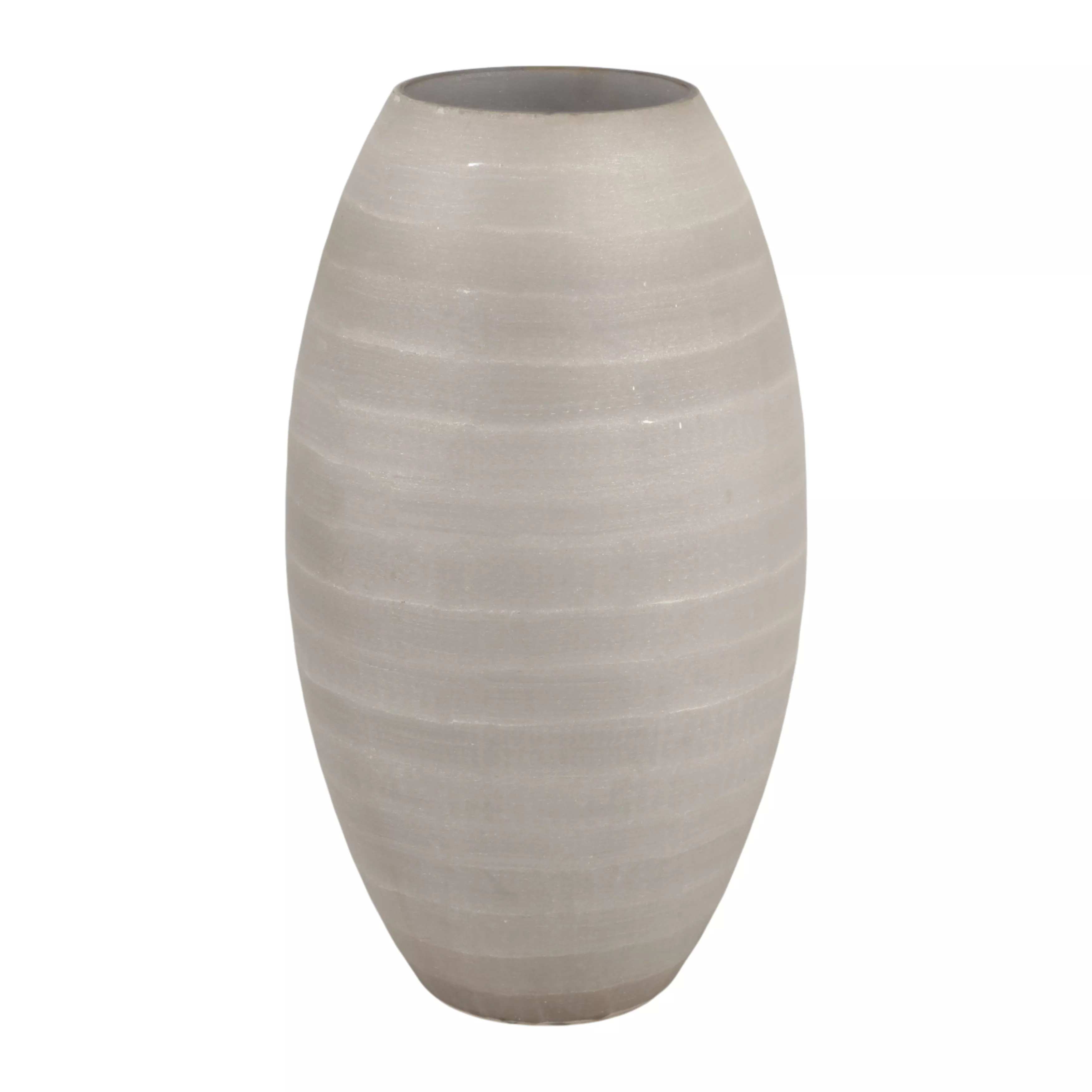 13x7 Rustic Etched Glass Vase