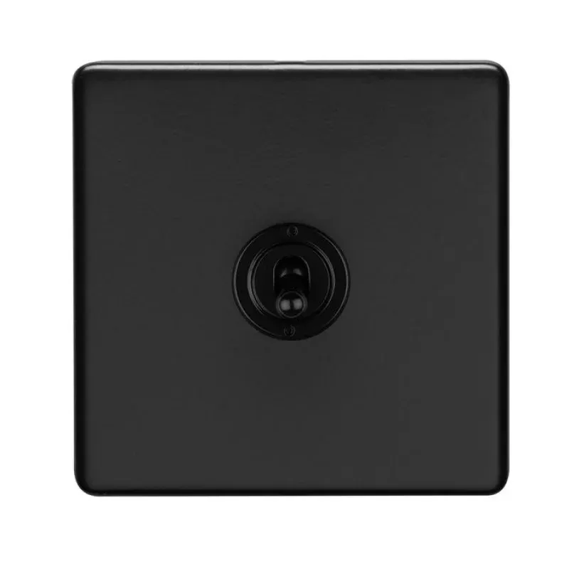 14 Gang 10Amp 2 Way Toggle Switch Matt Black