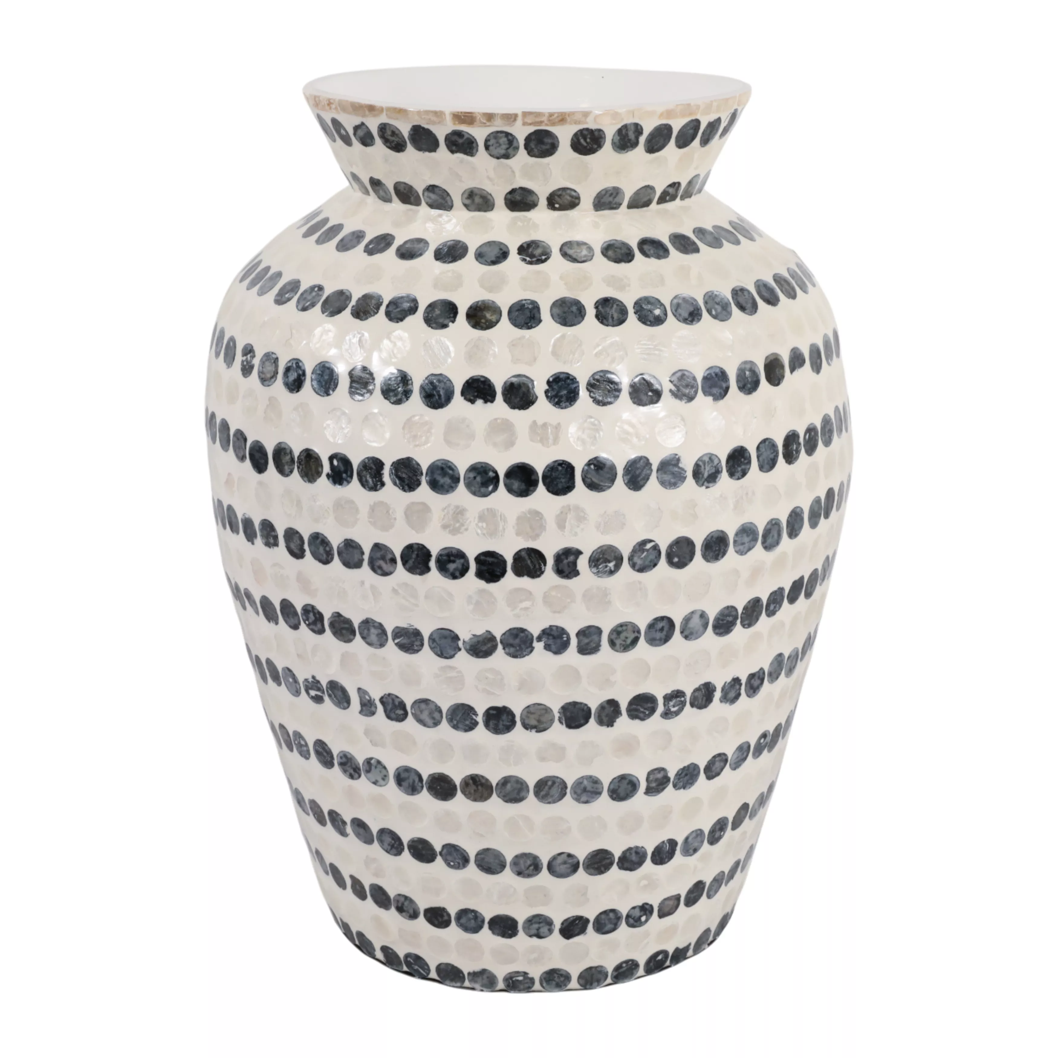 16x12 Capiz Dots Vase