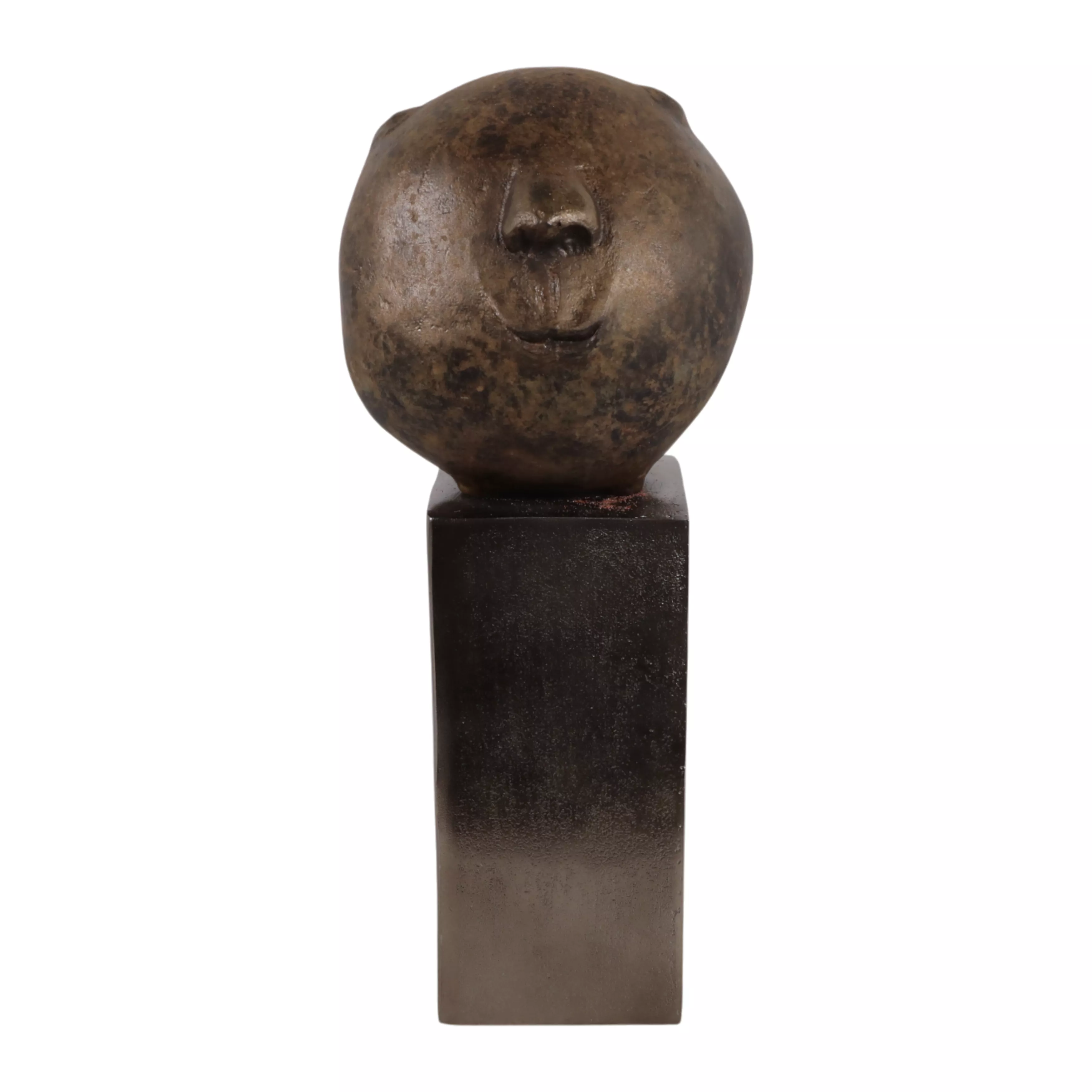 17x7" Smiley Head On Pedestal