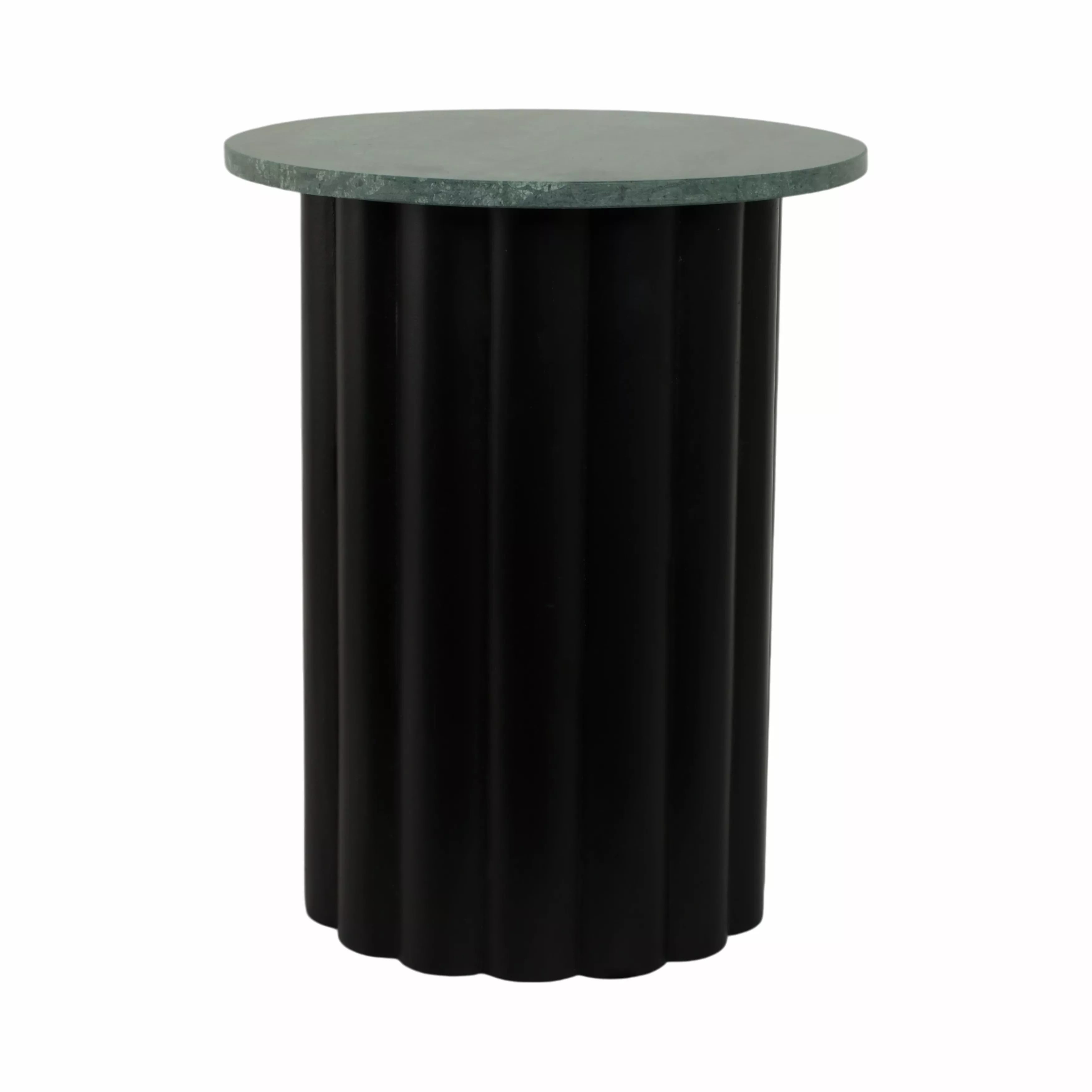 20" Large Ribbed Accent Table