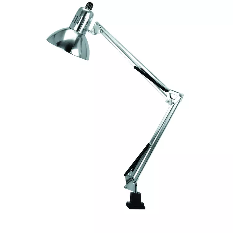 23W CFL Swing Arm Desk Lamp E27 - Lite Source