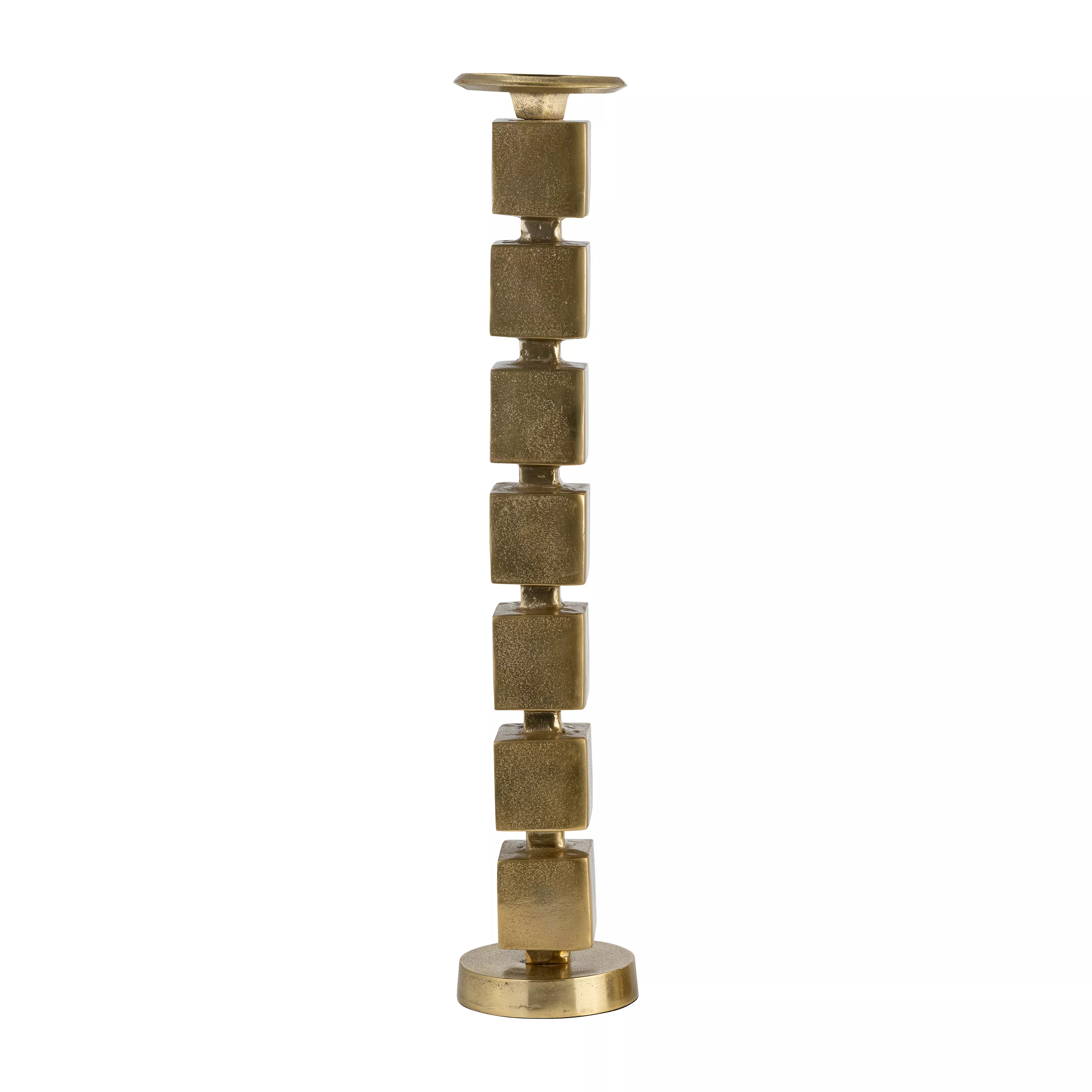 24" Stacked Cubes Candleholder