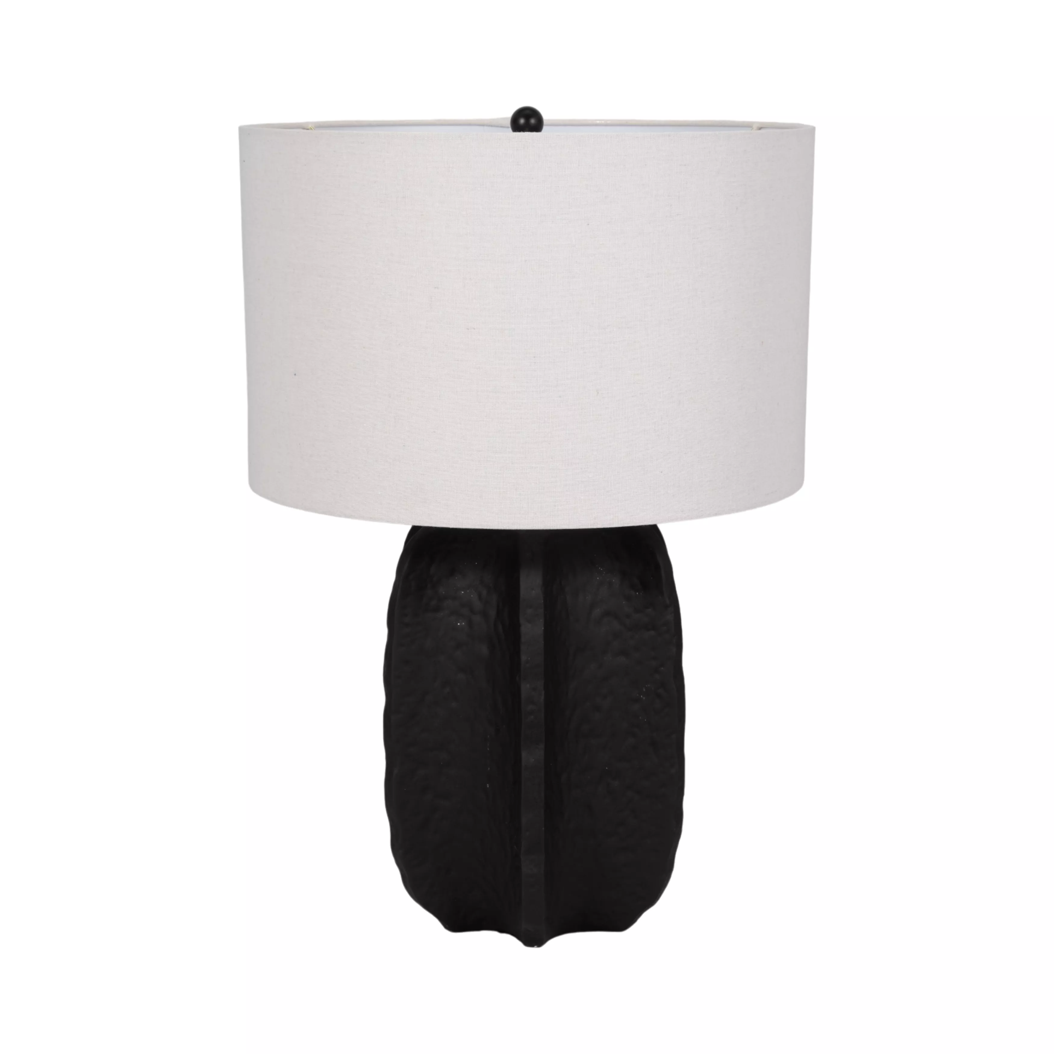 24" Textured Jagged Table Lamp