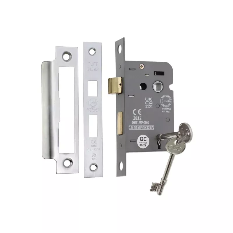 3 CE 3 Lever Mortice Sash Lock FD60