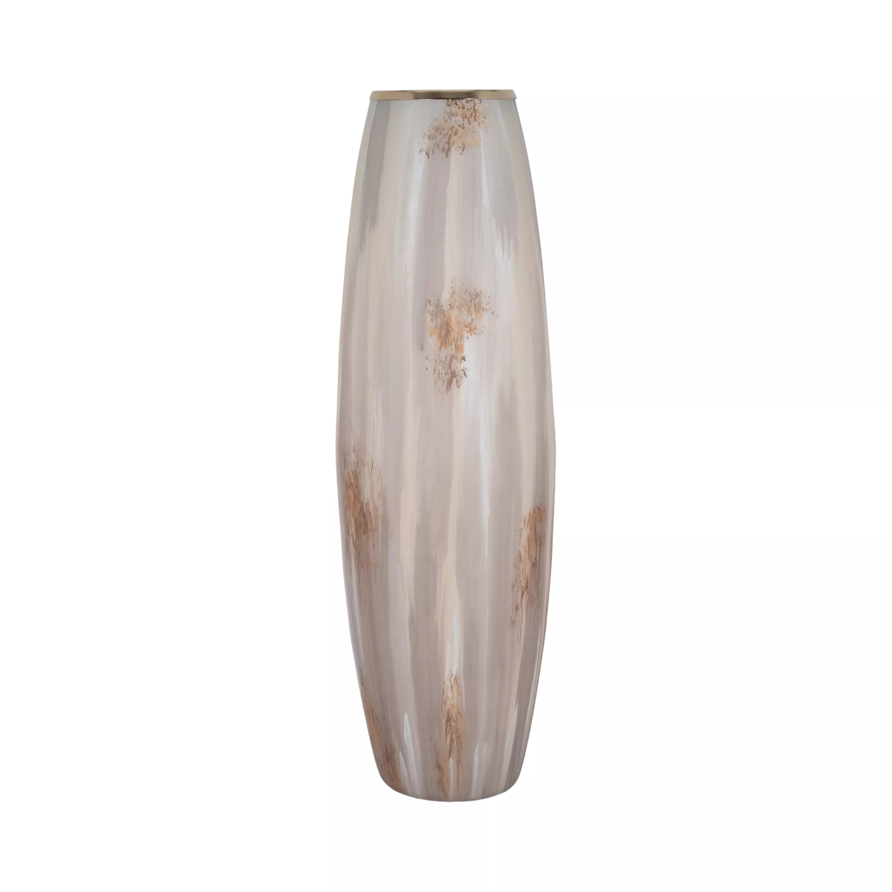 31" Curved Glass Vase