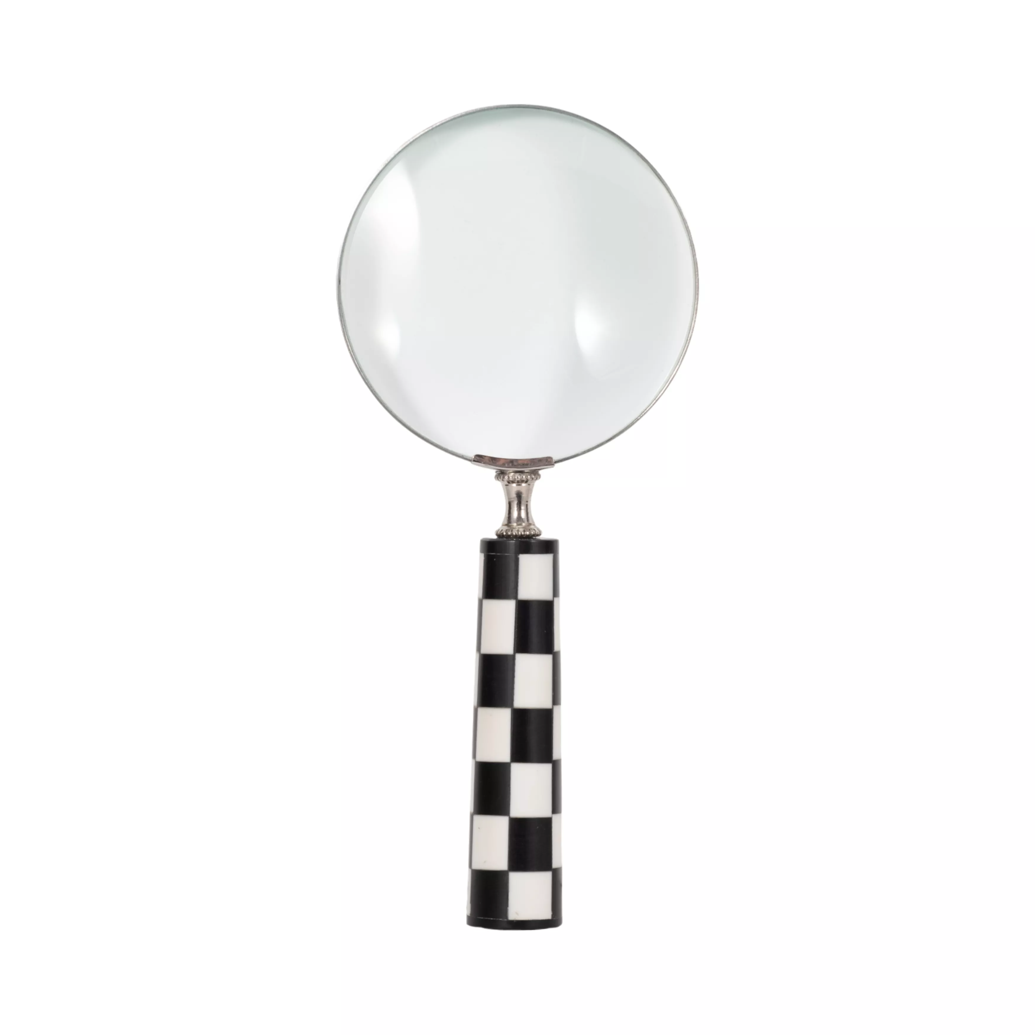 4" Checkerboard Handle Magnify