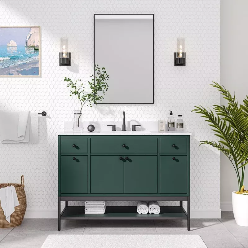 48" Mallory Single Vanity for Rectangular Undermount Sinks