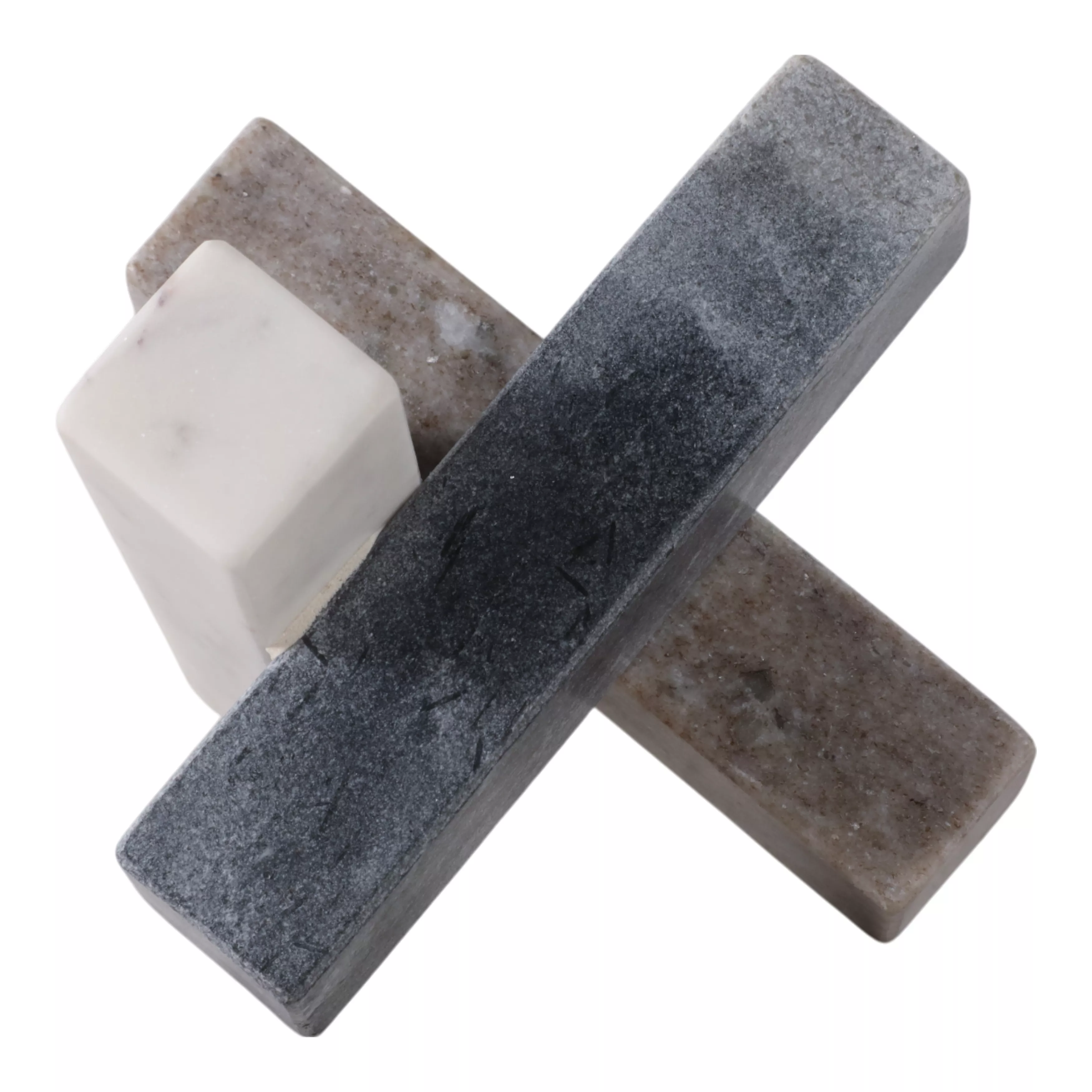 6x6" Marble Abstract Jack