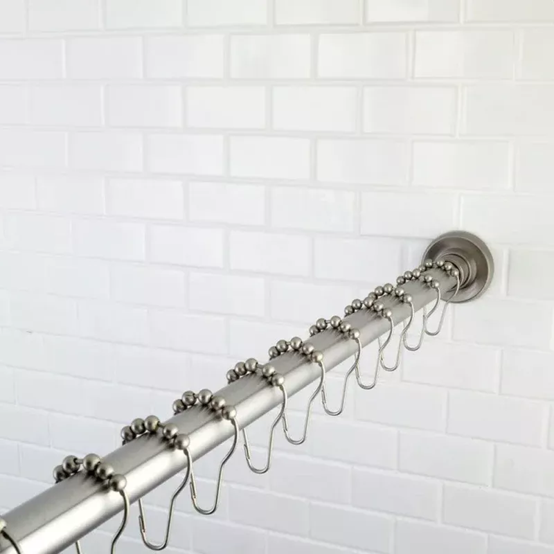 72" Casen Adjustable Shower Rod with Rings