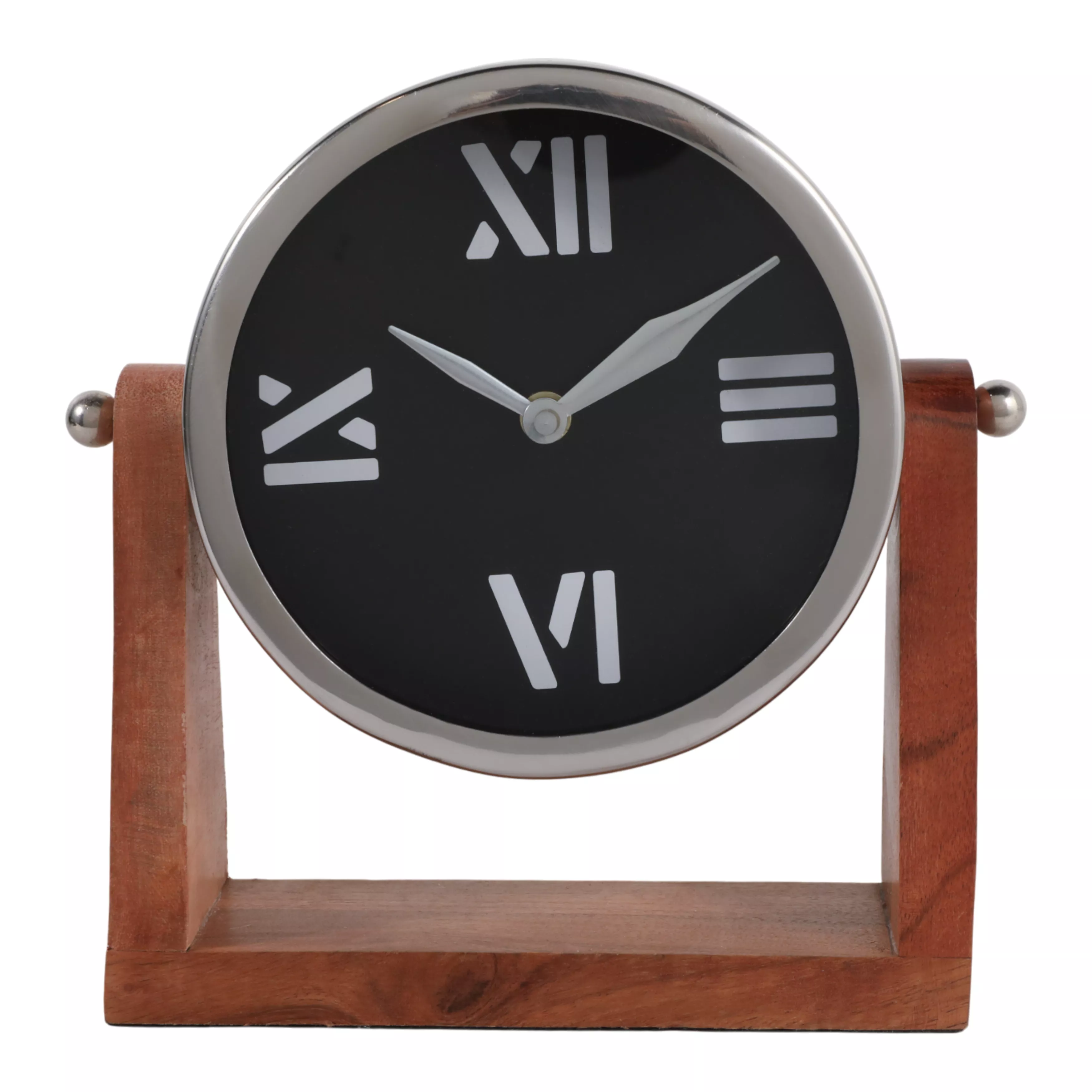 9x8 Clock On Wood Base