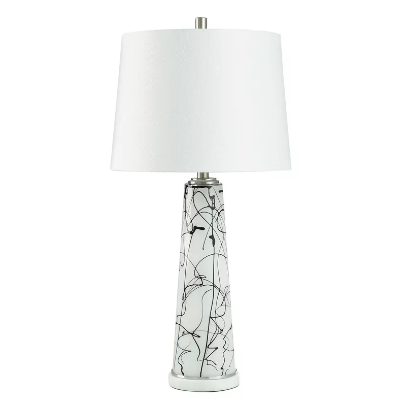 Abstract Noir Cone Lamp