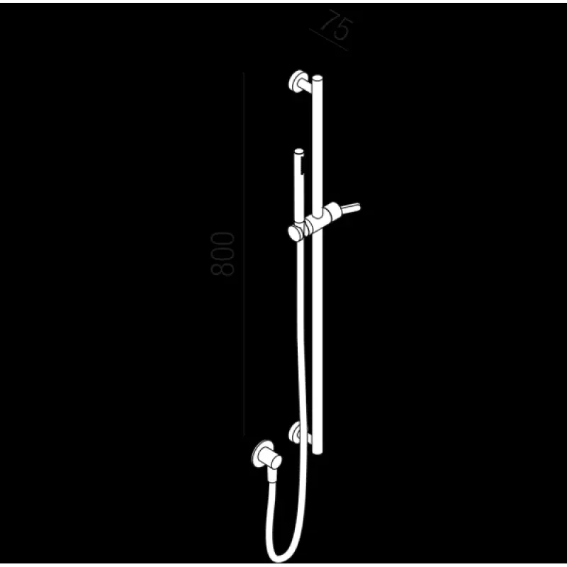 Agape antilimescale handshower CRUB1102R