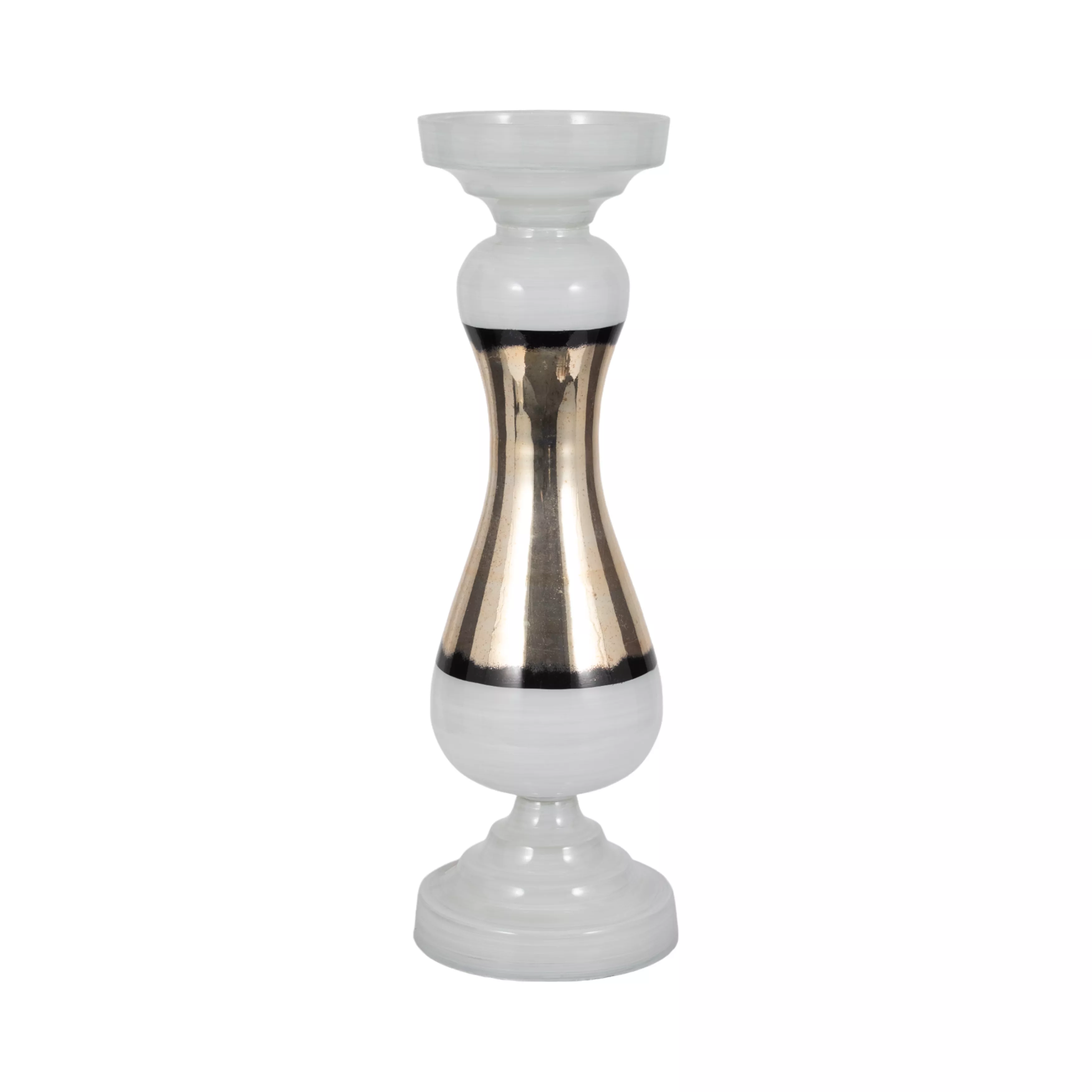 Aidenfield White Candle Holder