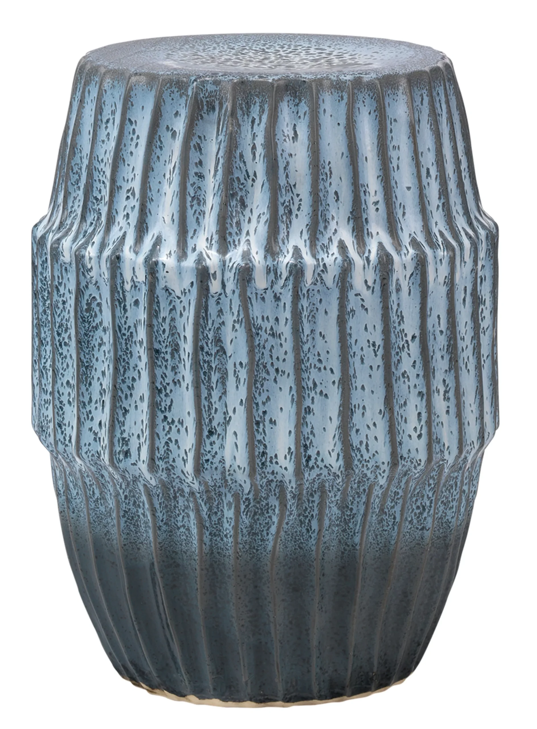 Algae Ceramic Side Table, Blue