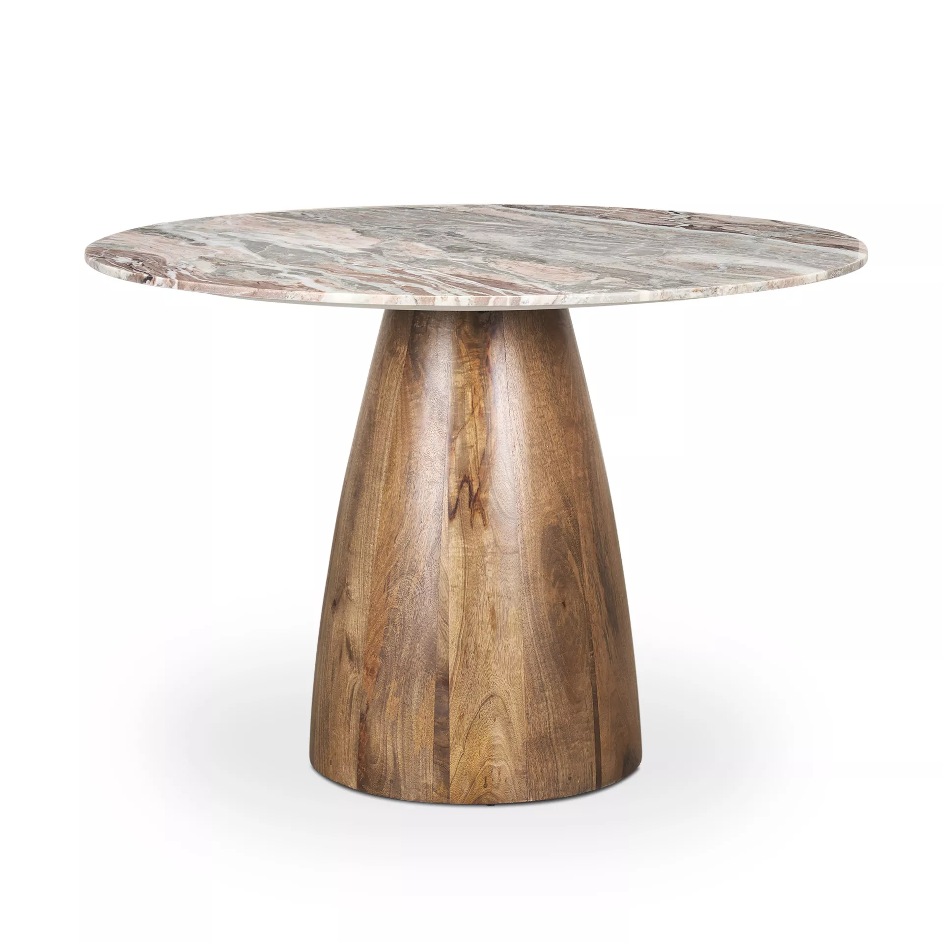 Allyson 54" Pink Marble Dining Table