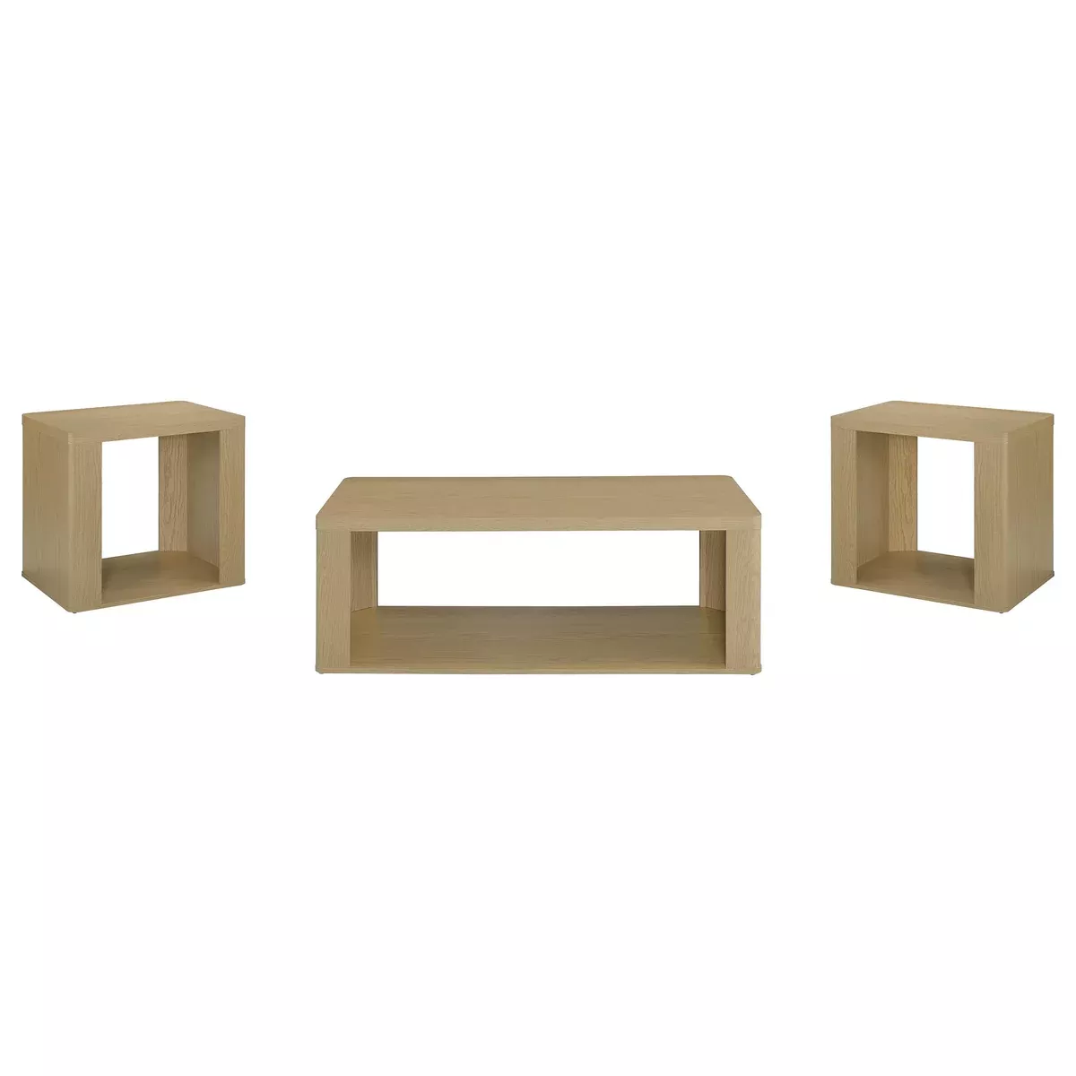 Alsina 3-Piece Coffee and End Table Set Greige