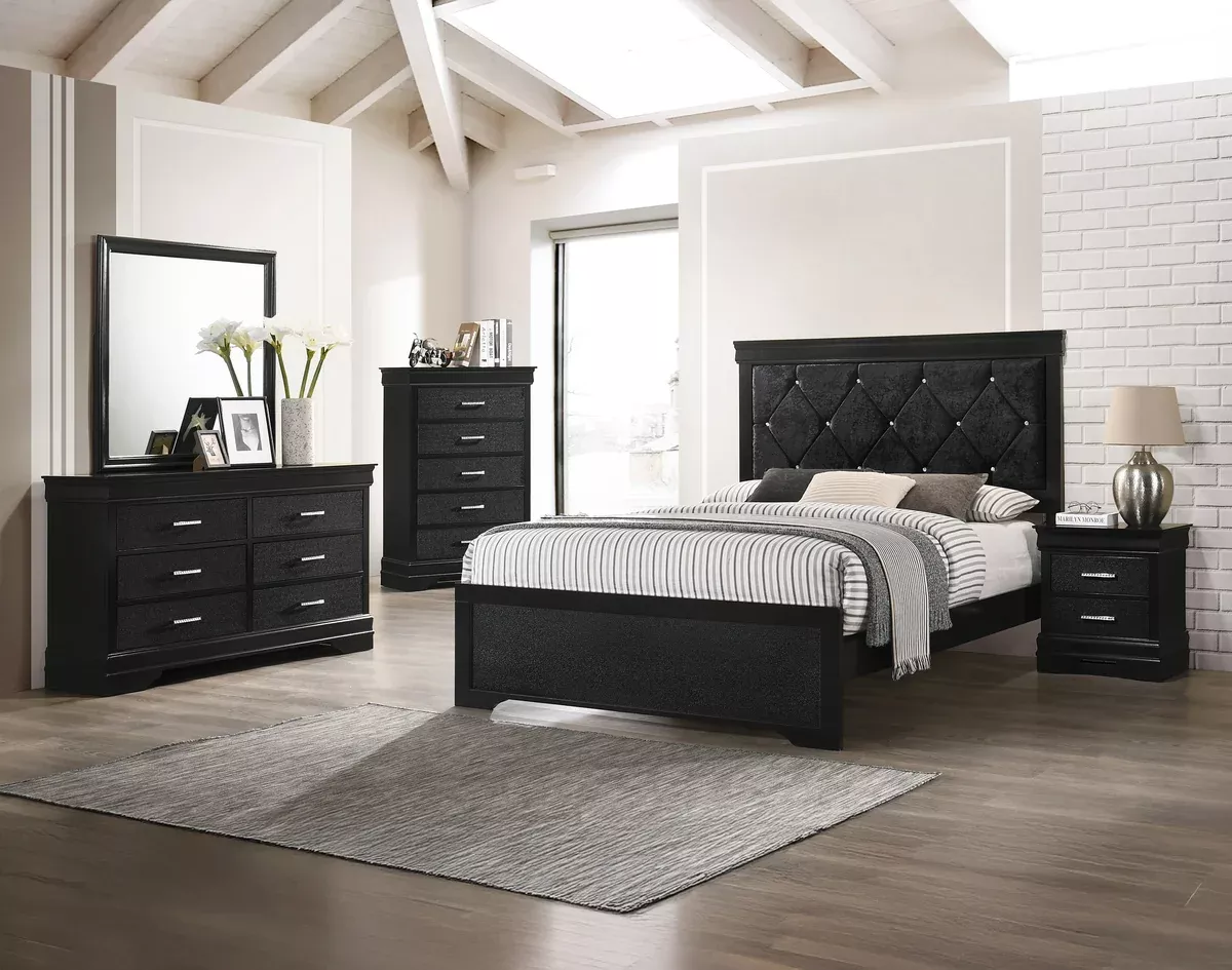 AMALIA NIGHT STAND BLACK