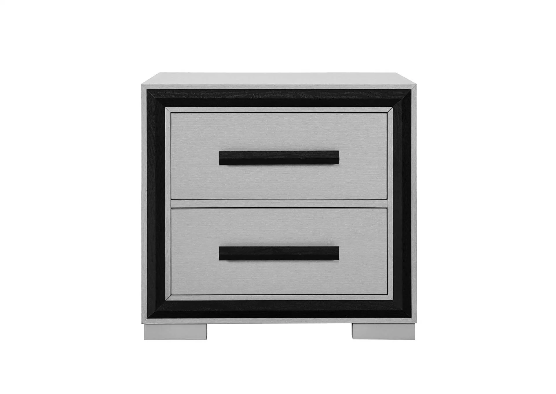 AMELIA GREY BLACK NIGHTSTAND