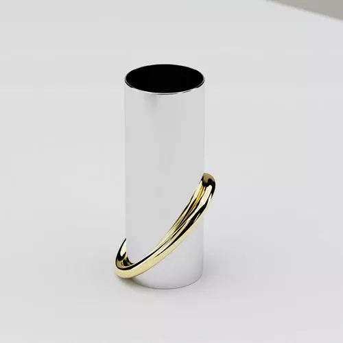 Anna New York Ring Vase, 8"