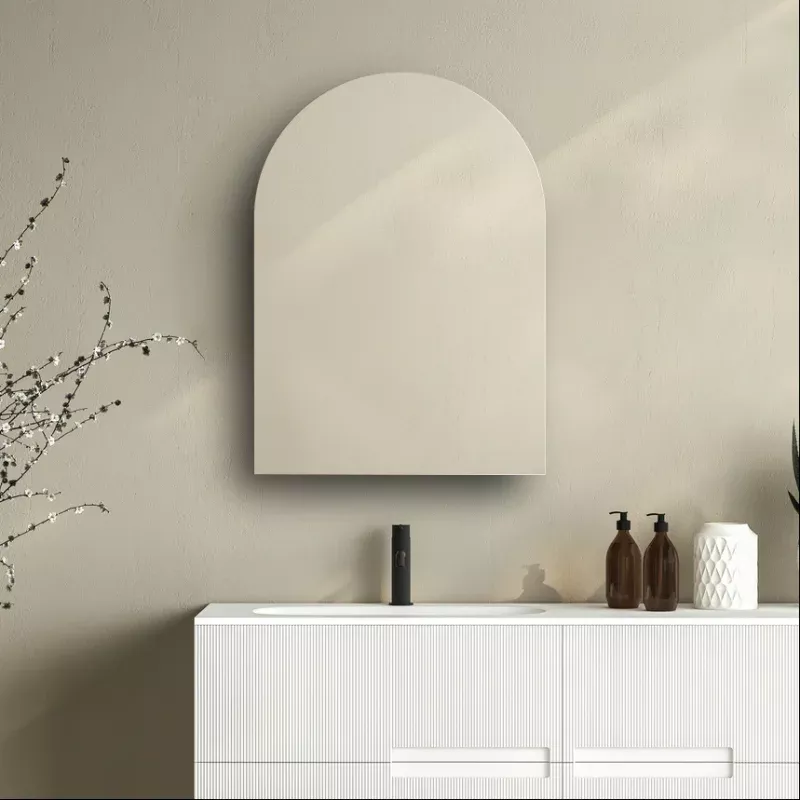 Arched Polished Edge Mirror