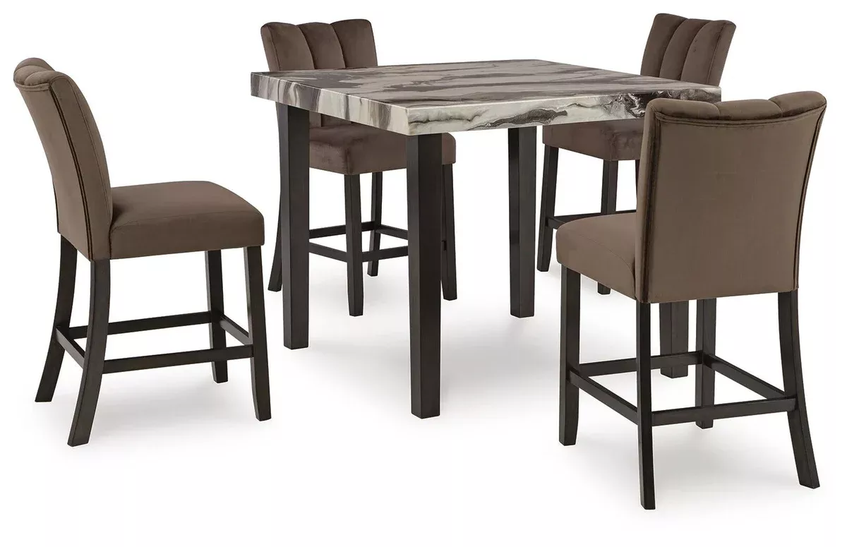 Ashley Express - Jazmore Counter Height Dining Table and 4 Barstools