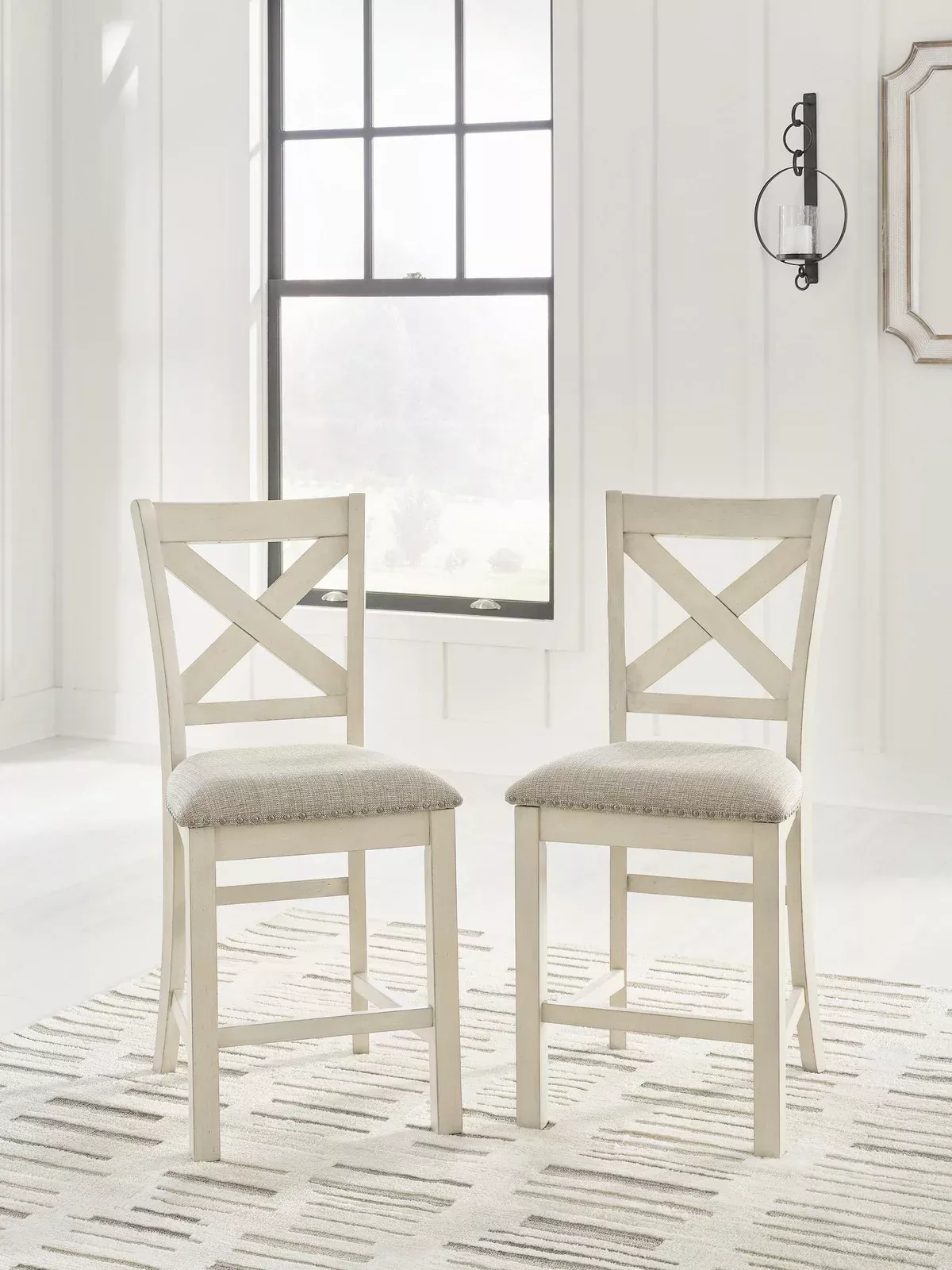 Ashley Express - Robbinsdale Upholstered Barstool (2/CN)