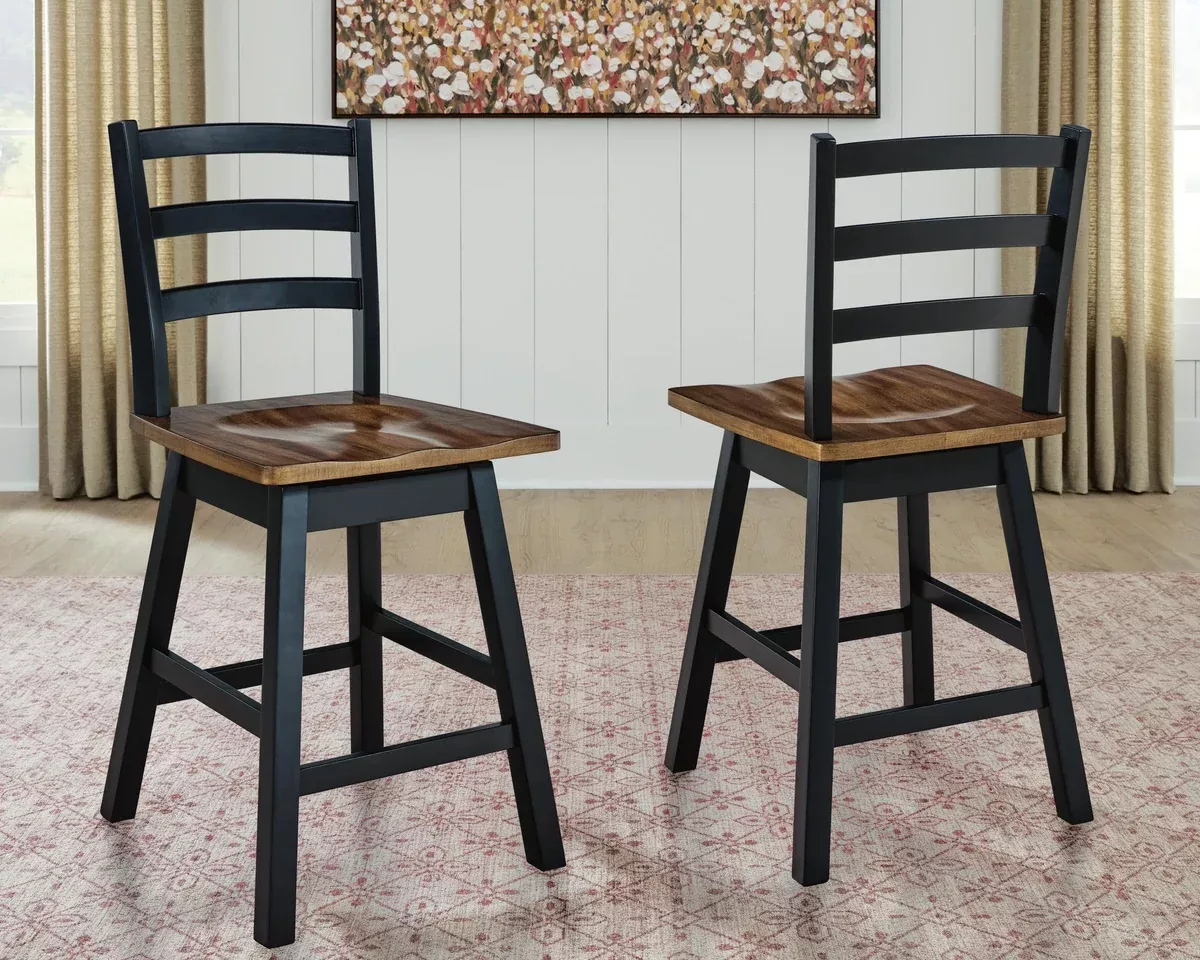 Ashley Express - Wildenauer Swivel Stool (2/CN)