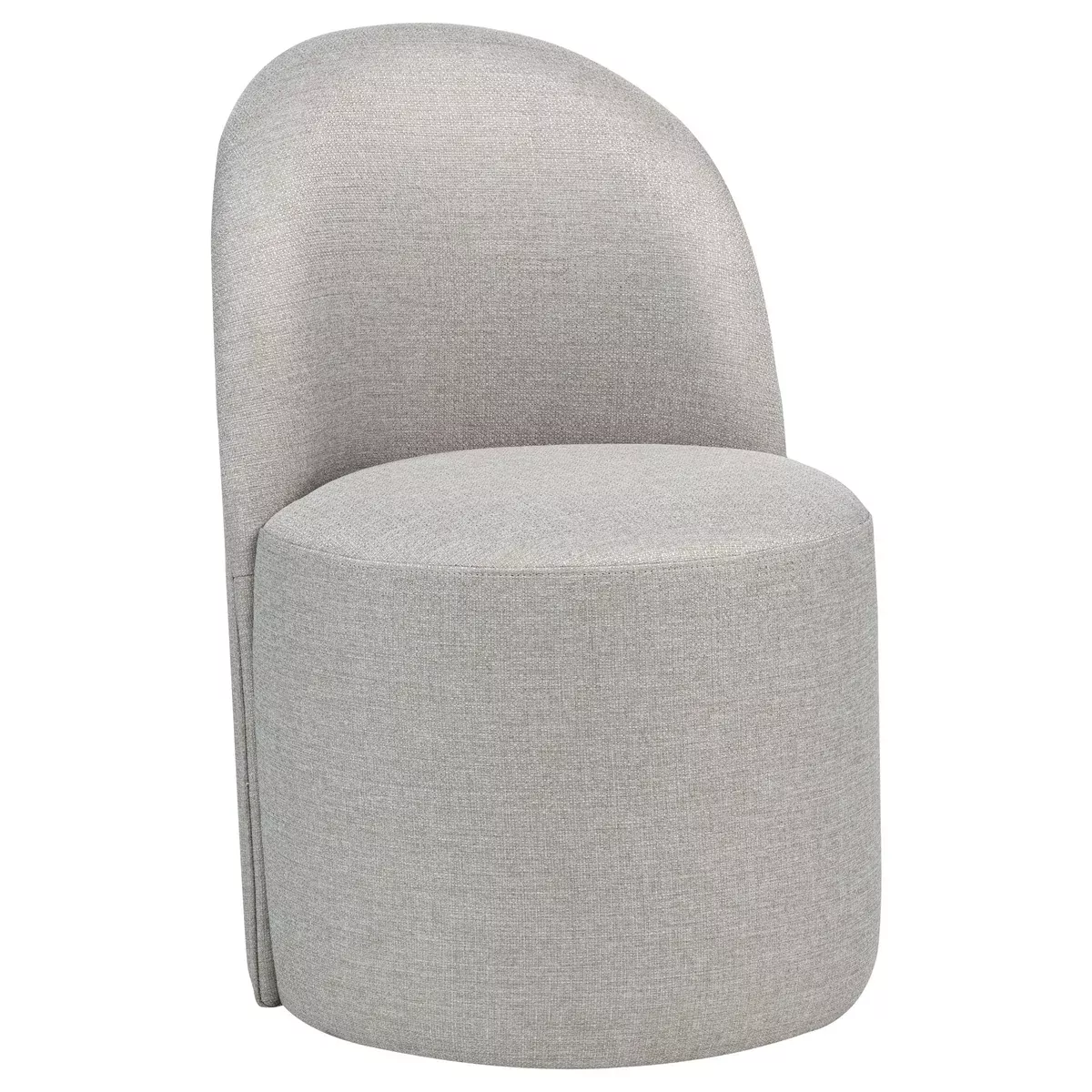 Aubrey Upholstered Barrel Dining Side Chair Beige (Set of 2)