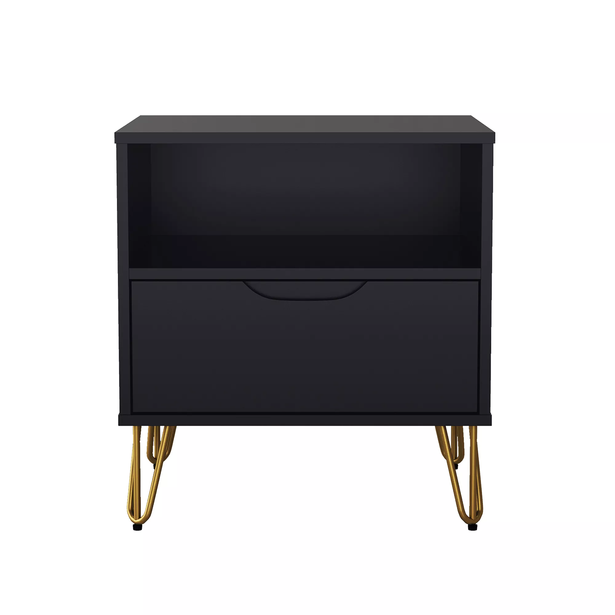 Avira Black Nightstand