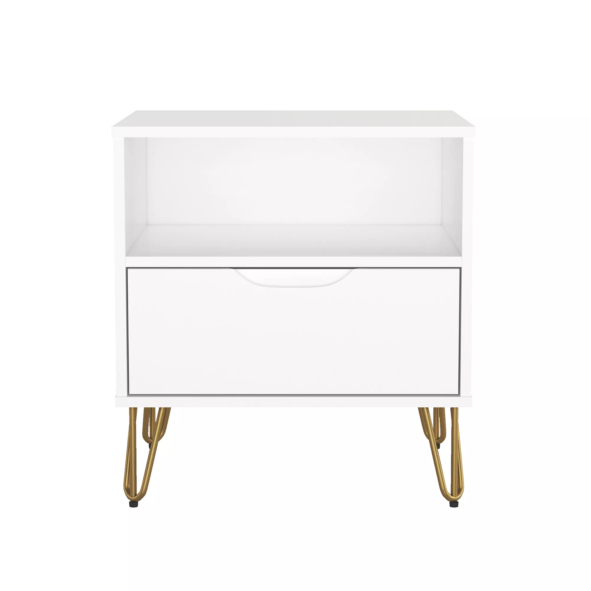 Avira White Nightstand