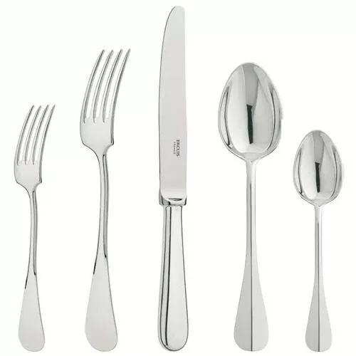 Baguette Silverplated 4" Sugar Spoon by Ercuis