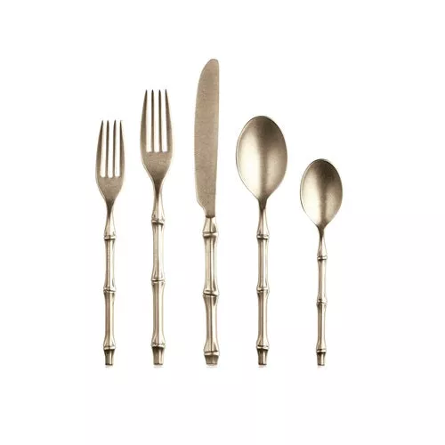 Bali Pewter Champagne Flatware by Mepra