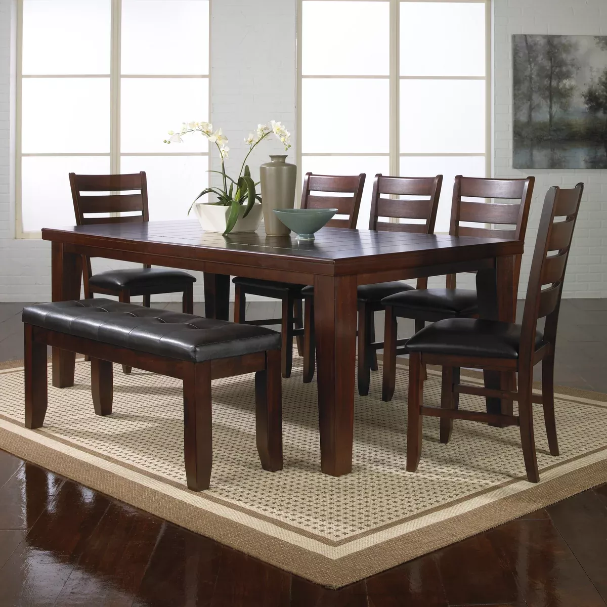 BARDSTOWN DINING TABLE (18"LEAF)