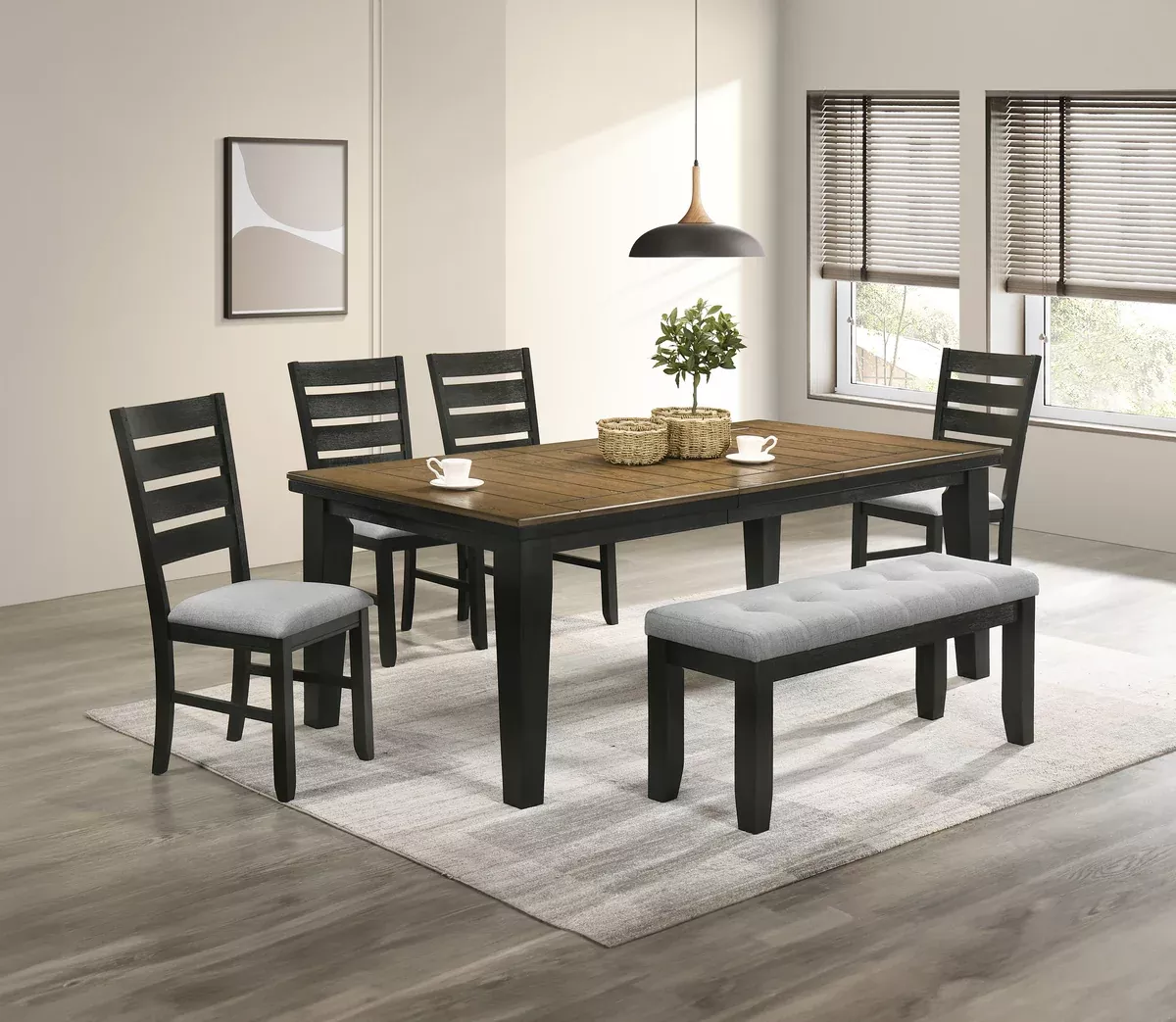 BARDSTOWN SIDE CHAIR WHEAT CHARCOAL