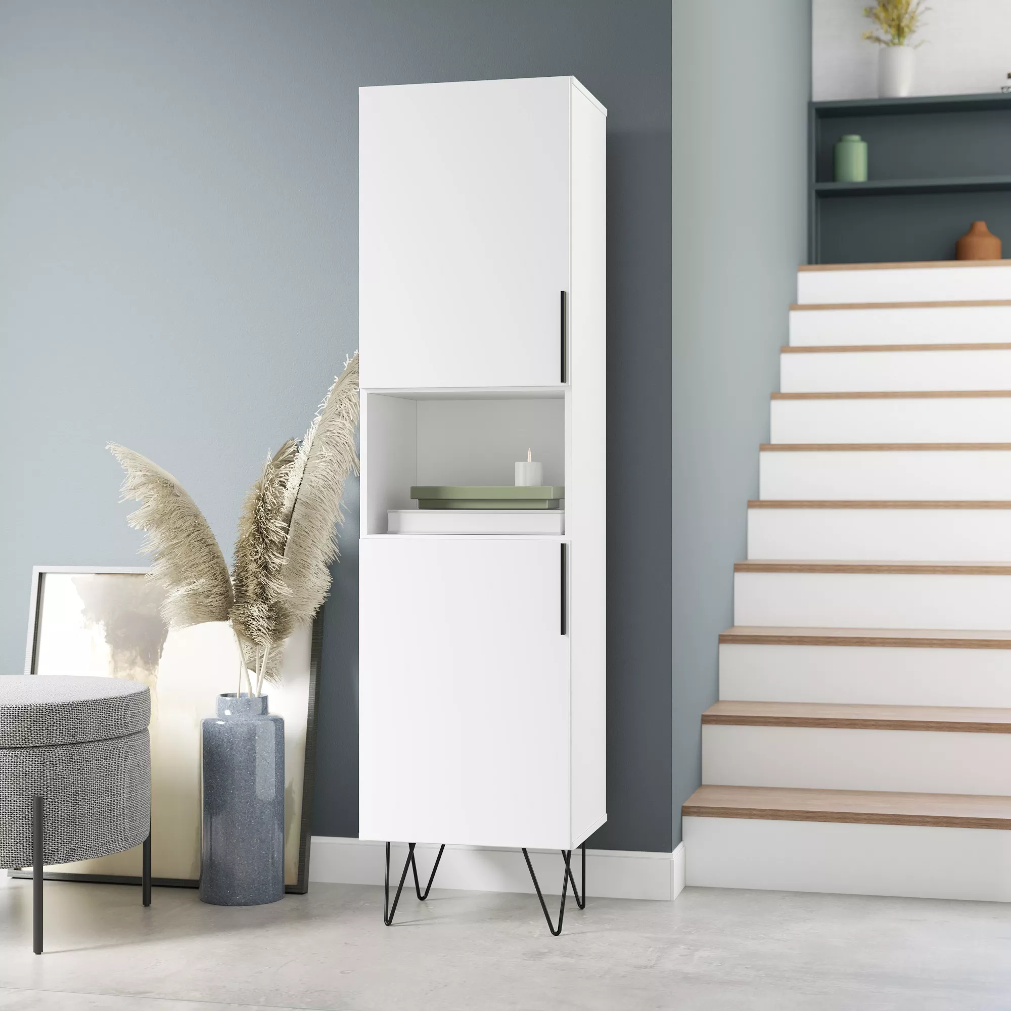 Beekman White Bookcase