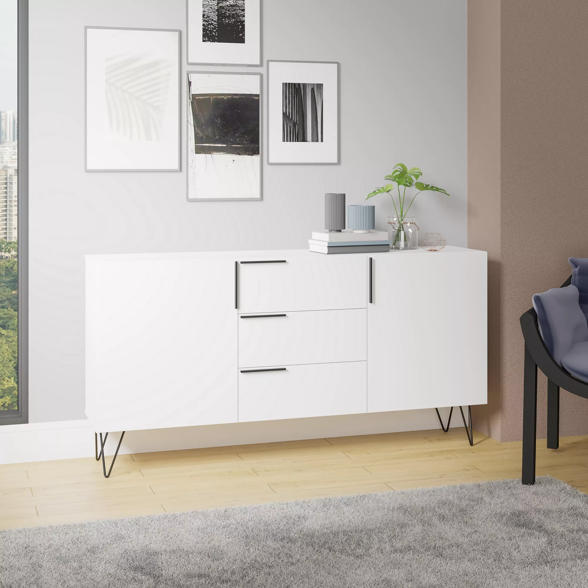 Beekman White Sideboard