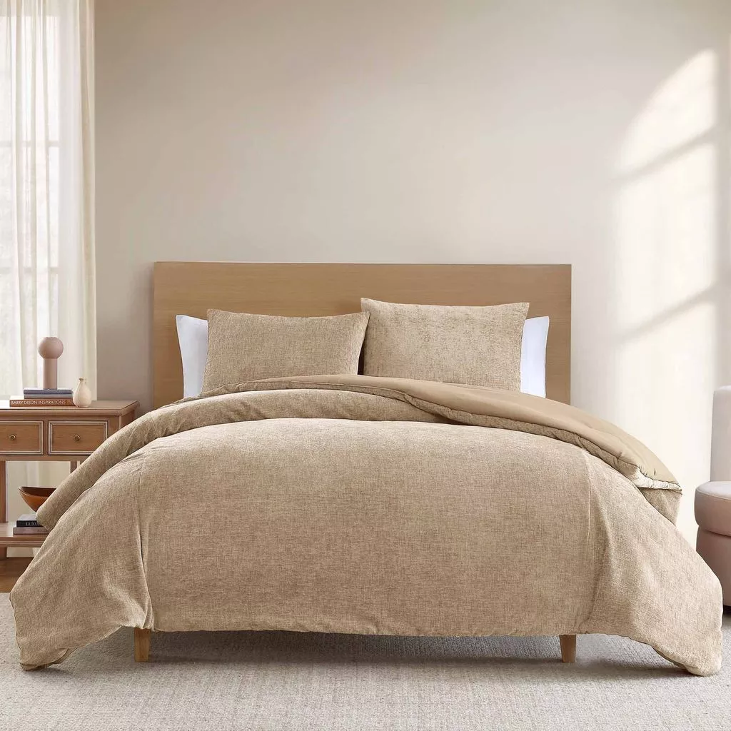 Beige Vintage Chenille 3 pc King