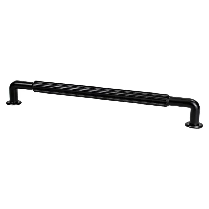 Berenson Cannelee Appliance Pull in Matte Black