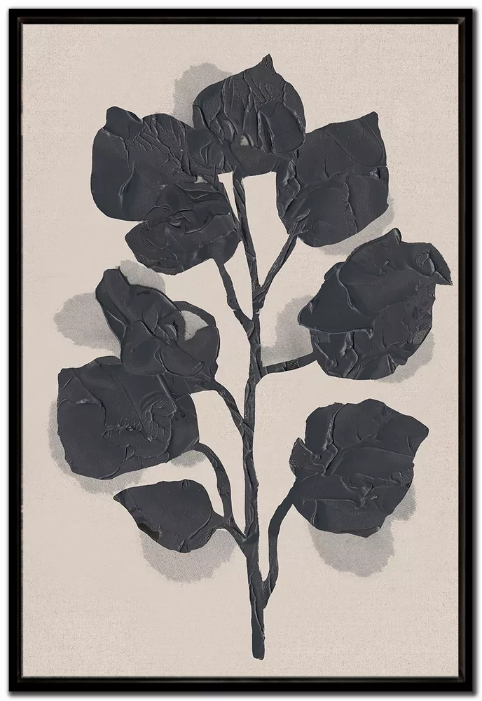 Black Rose Silhouette I