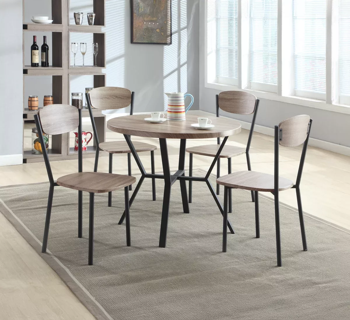 BLAKE 5-PK ROUND DINING SET