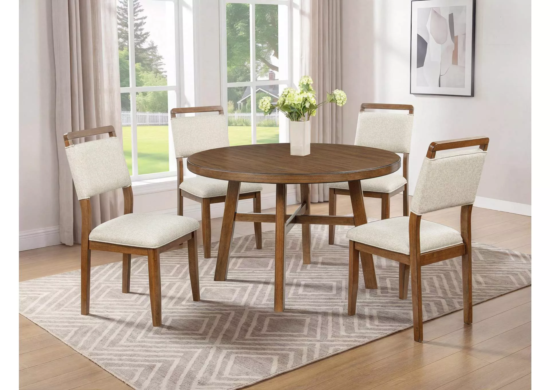 BLANCHE SIDE CHAIR - BROWN