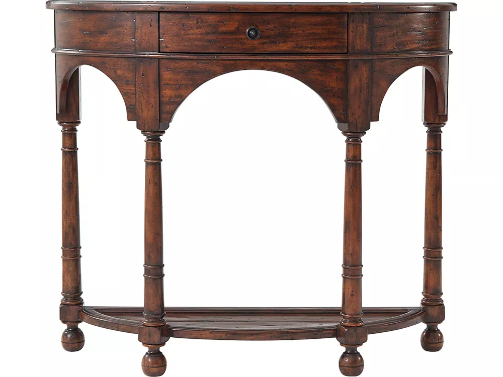 The Bowfront Country Console Table